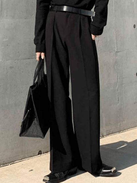DRAPE RELAXED TAILORED TROUSERS st1031