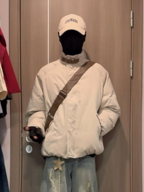 VINTAGE STAND COLLAR PADDED JACKET TT061