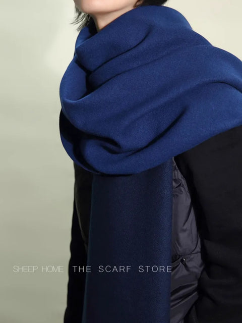DUAL-TONE LUXURY DOUBLE-SIDED SCARF tt042