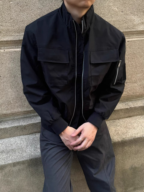 UTILITY WATER-RESISTANT BOMBER JACKET st5106