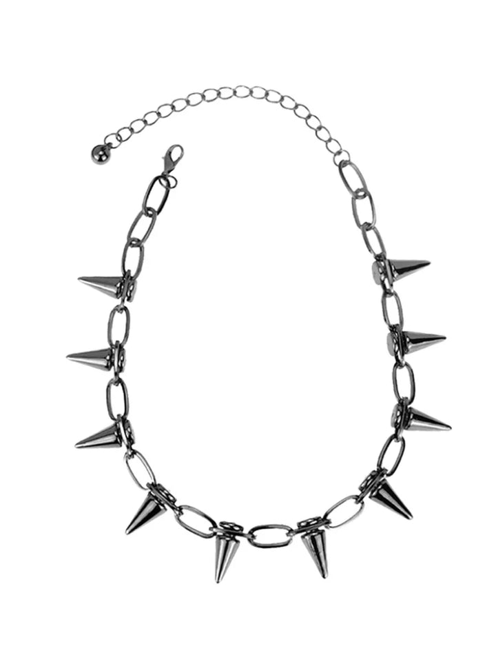 RIVET DARK BULLET NECKLACE ST525