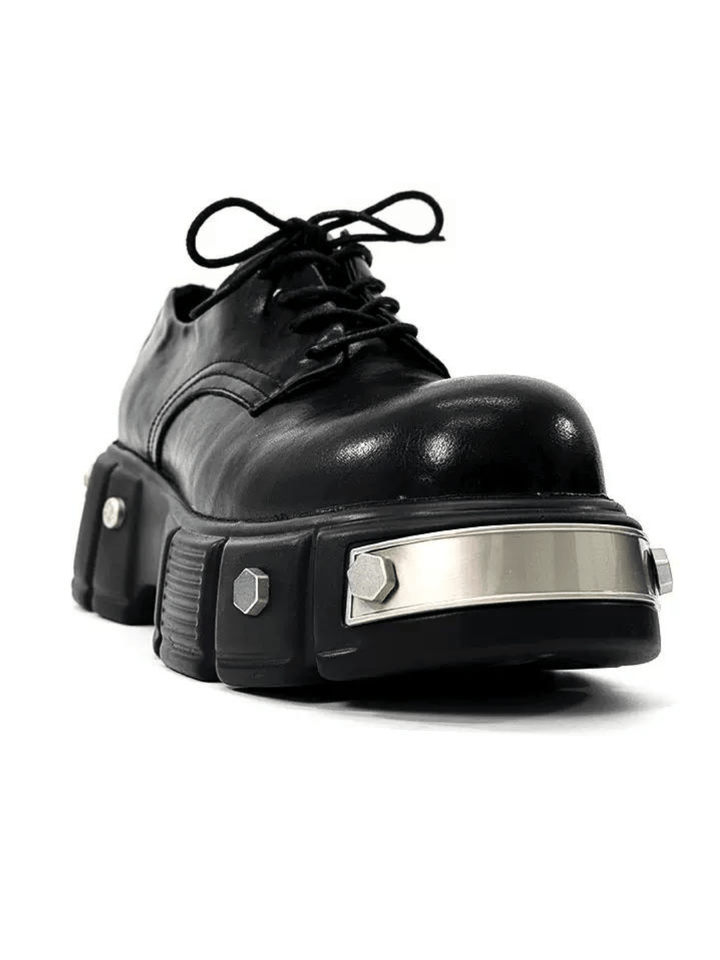 Head Round Toe Leather Shoes st1948