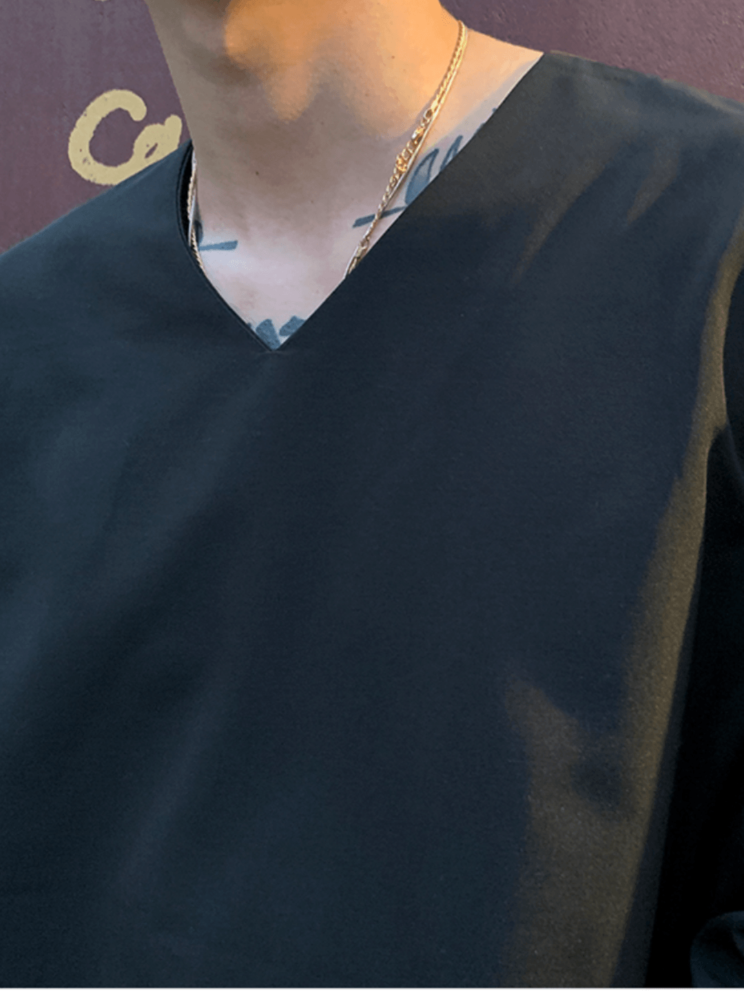 [MRCYC] V Neck Simple Shirt st1039