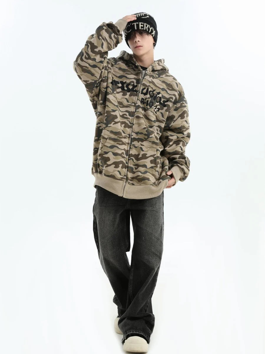 FULL PRINT CAMOUFLAGE JACKET ST1251