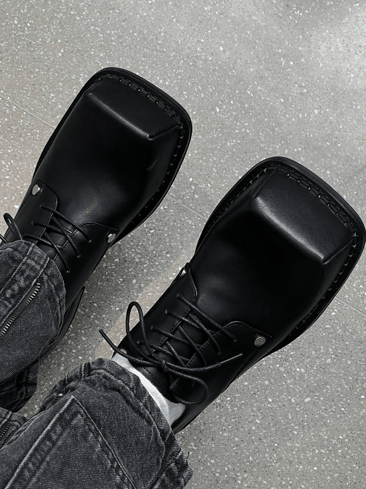 square head Derby shoes ST1885