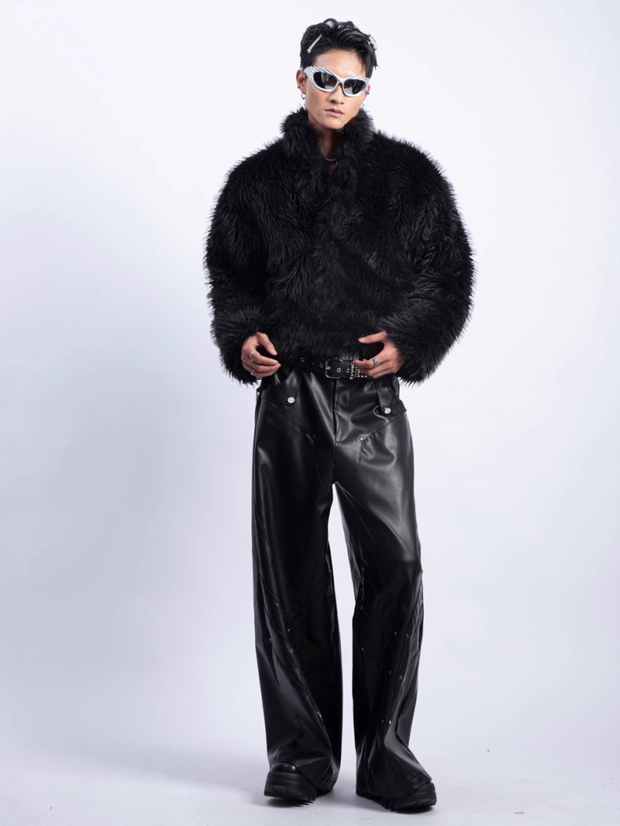 [PLAN1ONE] fur jacket st2670