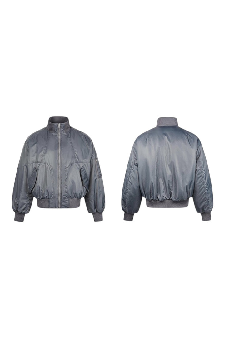 [FLAT ROOM] VINTAGE BOMBER PUFFER JACKET ST2053