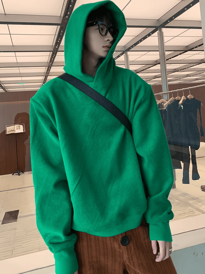 [ESC MAN STUDIO] daily casual hooded st1844