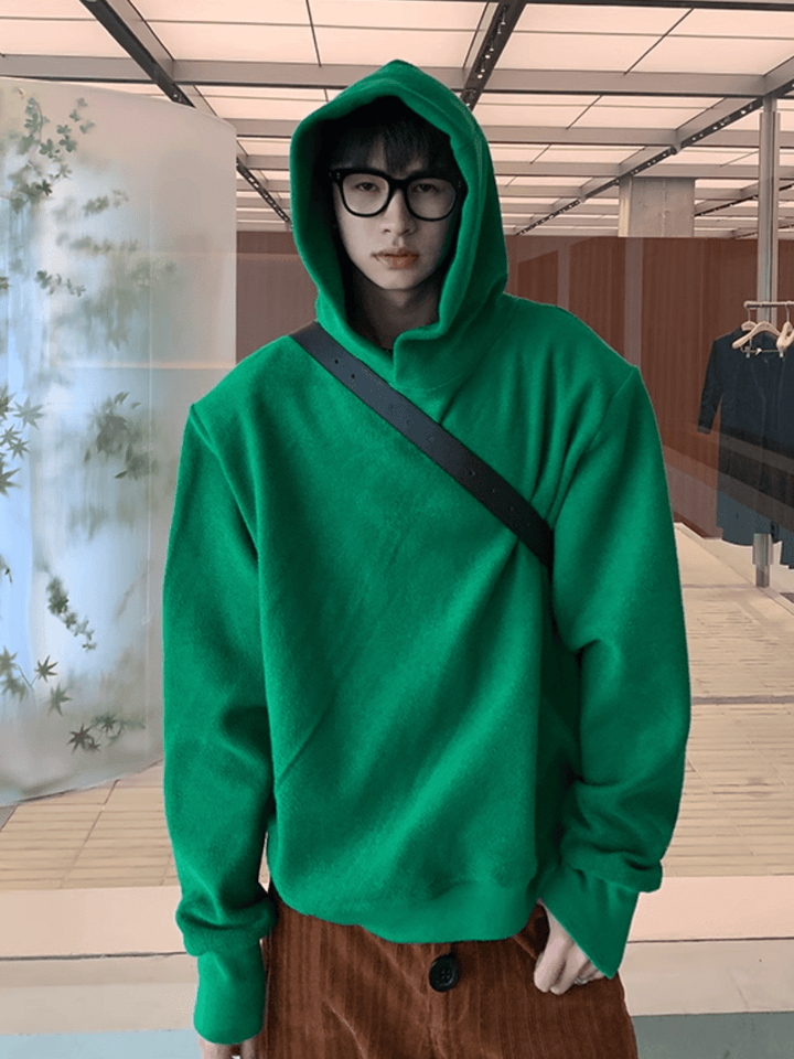 [ESC MAN STUDIO] daily casual hooded st1844