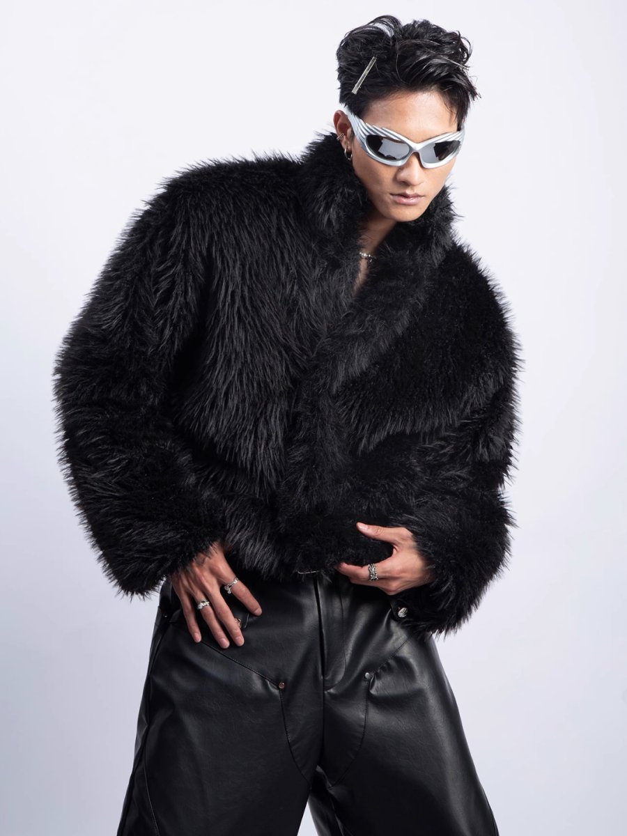 [PLAN1ONE] fur jacket st2670