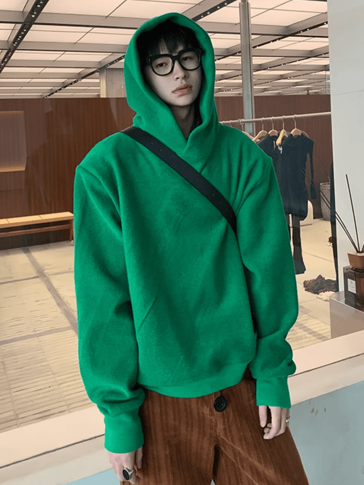 [ESC MAN STUDIO] daily casual hooded st1844