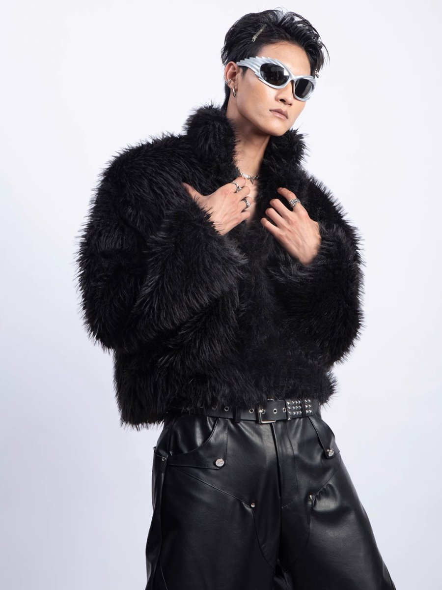 [PLAN1ONE] fur jacket st2670