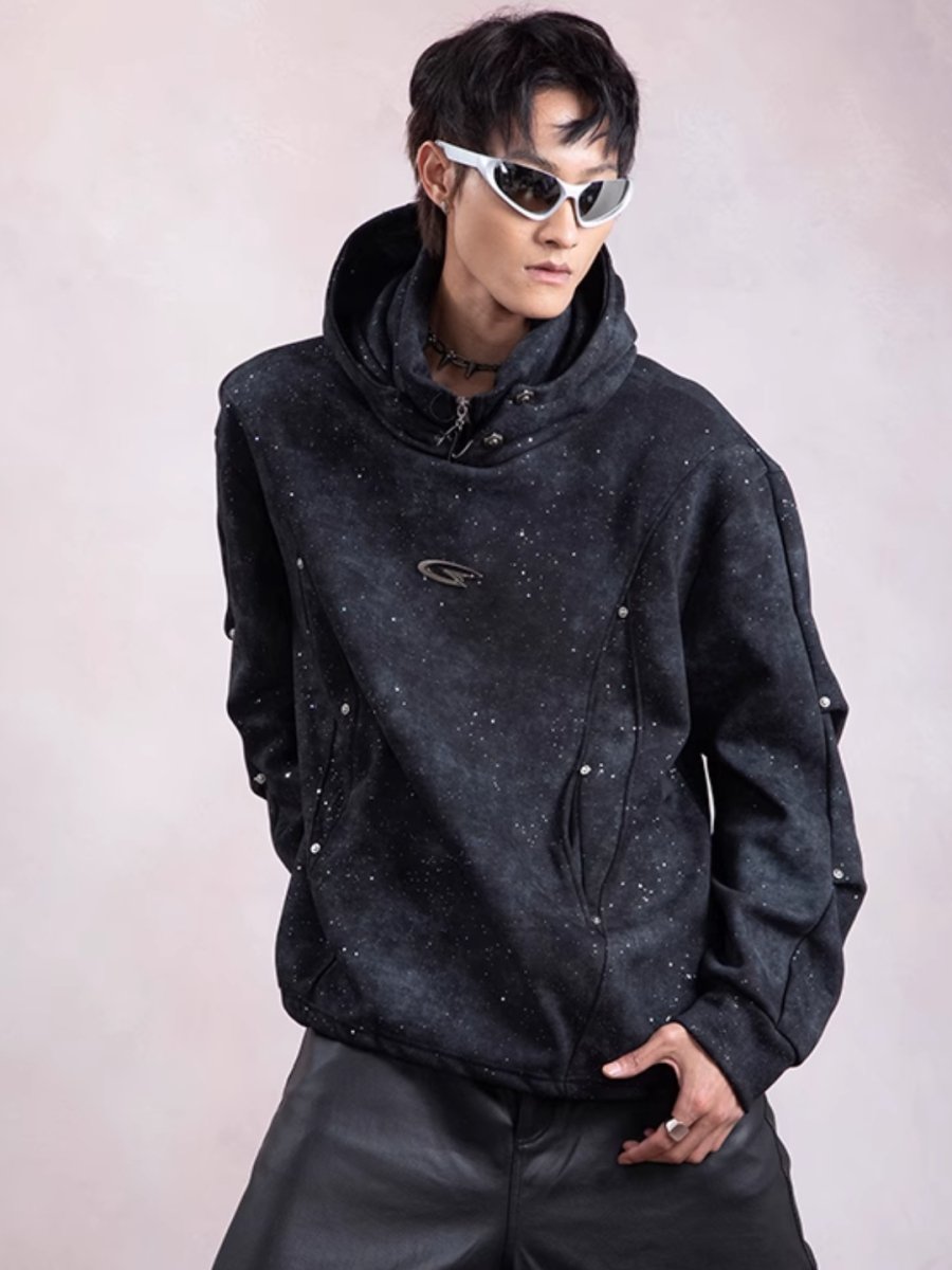 [PLAN1ONE] Loose Hooded st2663