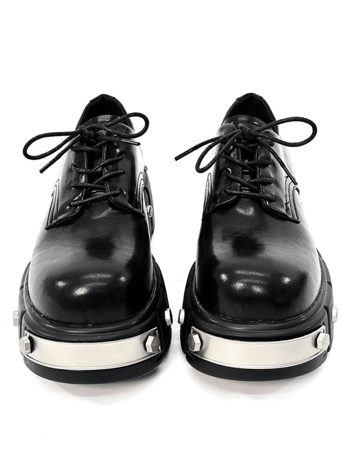 Head Round Toe Leather Shoes st1948