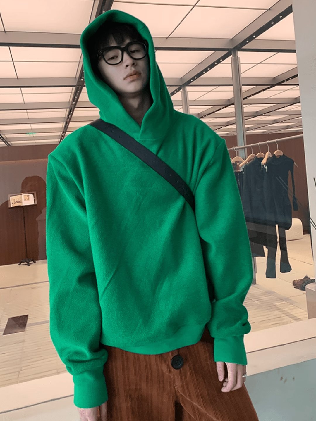 [ESC MAN STUDIO] daily casual hooded st1844