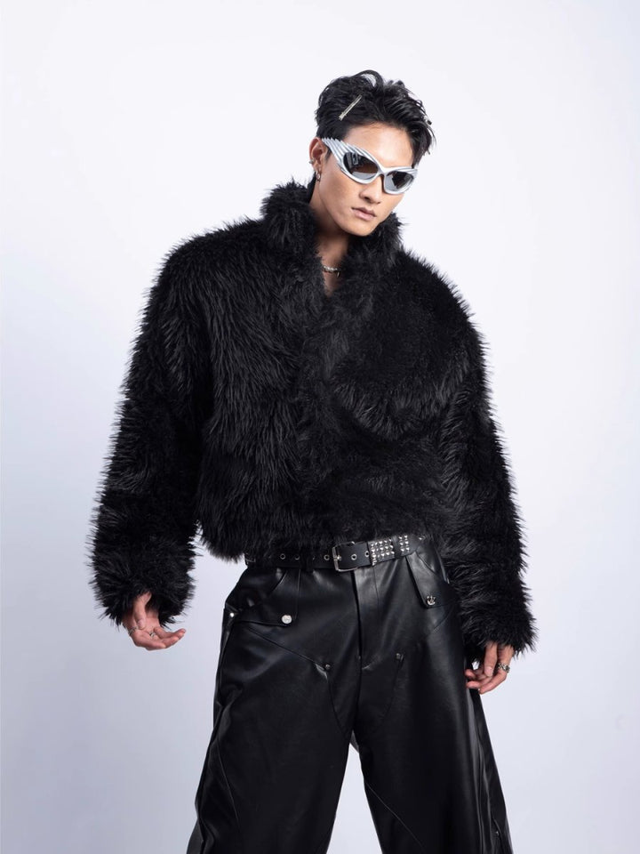 [PLAN1ONE] fur jacket st2670