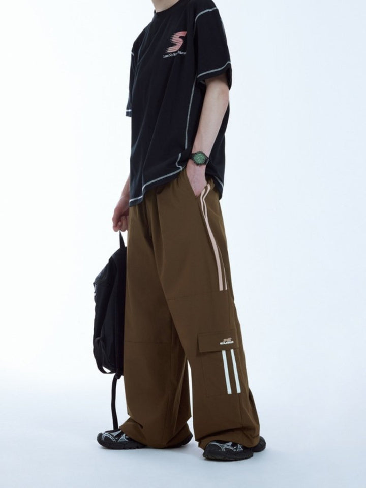 loose wide leg casual pants st2680