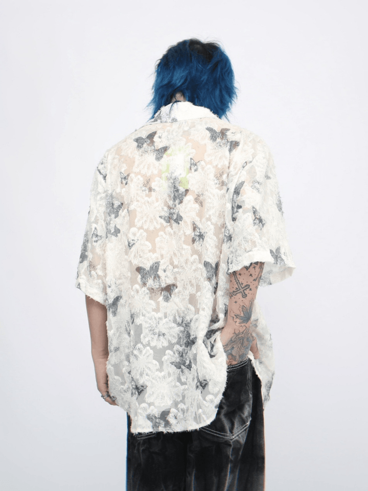 [Mz] butterfly design shirt st2265