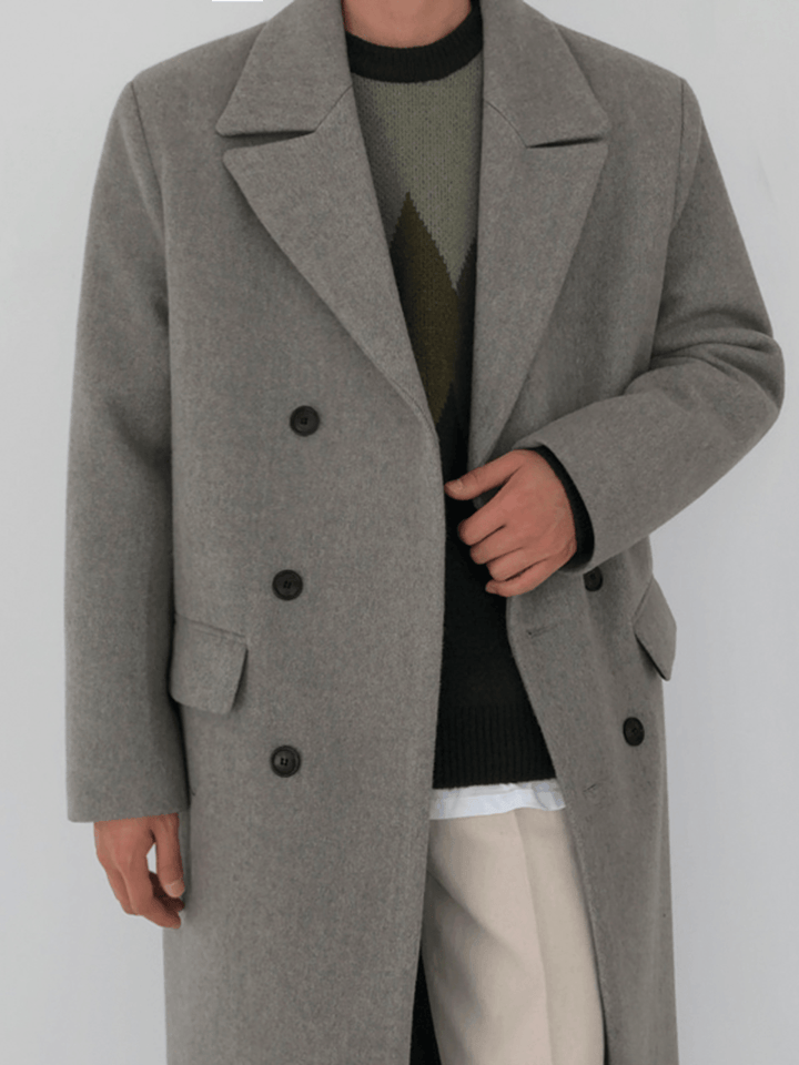 [MRCYC] Double Breasted Wool Long Coat st1560