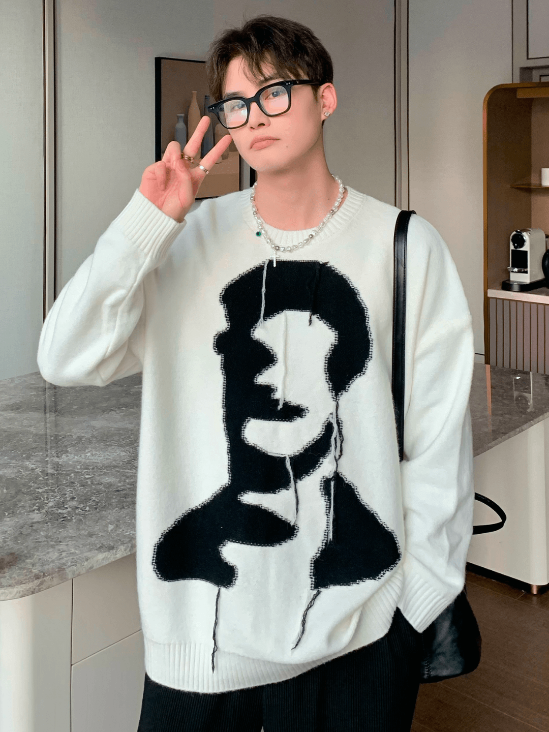 [CUIBUJU] High End Round Neck Sweater st1550