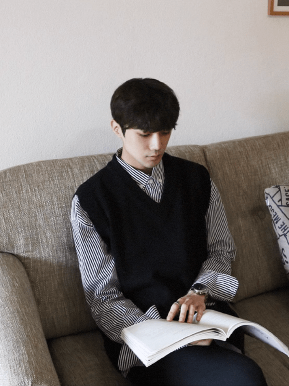 [MRCYC] Korean version loose vest ST1845