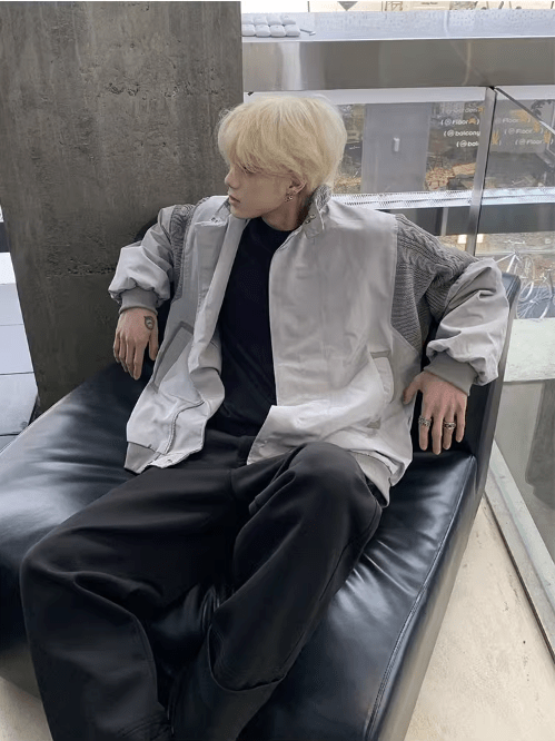 [K09] gray street simplicity jacket st1920