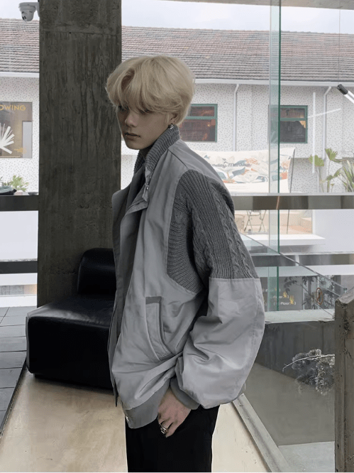 [K09] gray street simplicity jacket st1920