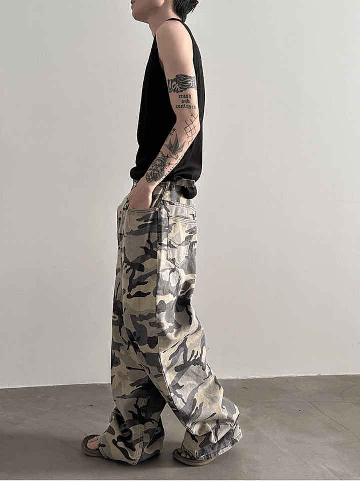 [GENESISBOY] Camouflage Pants st2218
