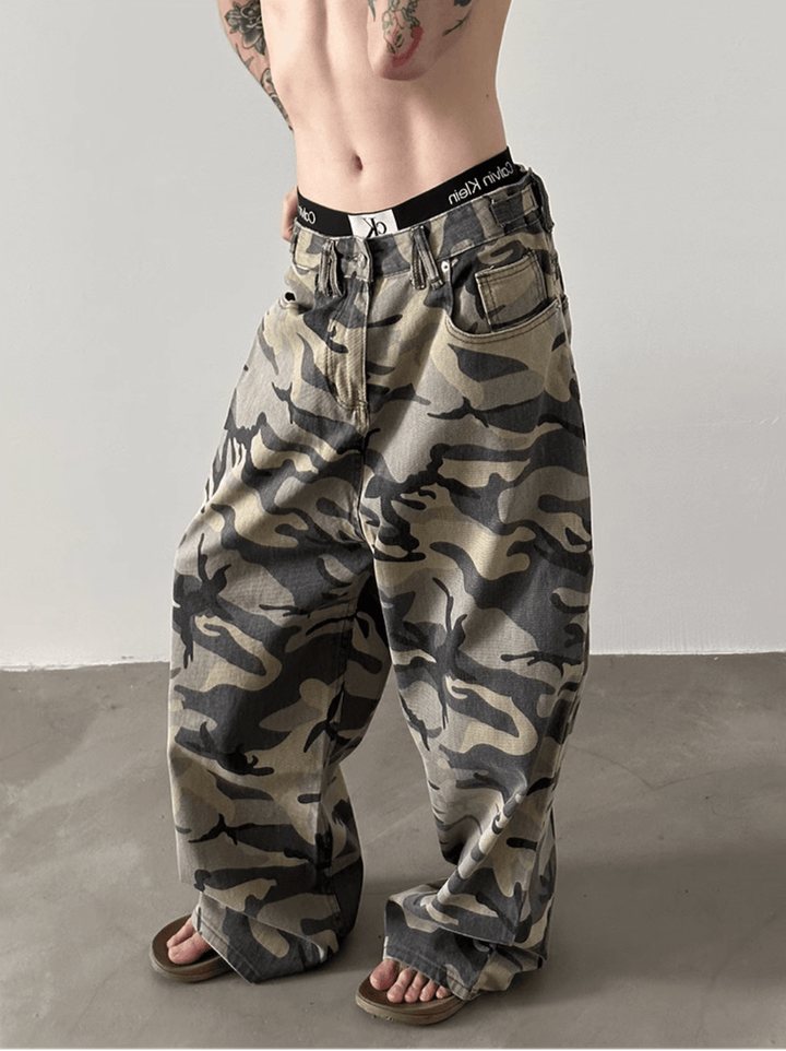 [GENESISBOY] Camouflage Pants st2218