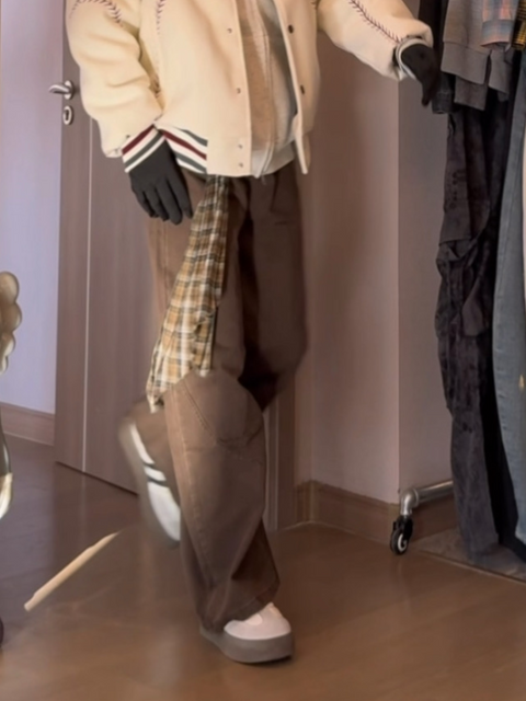 VINTAGE DRAPE A-LINE TROUSERS TT049