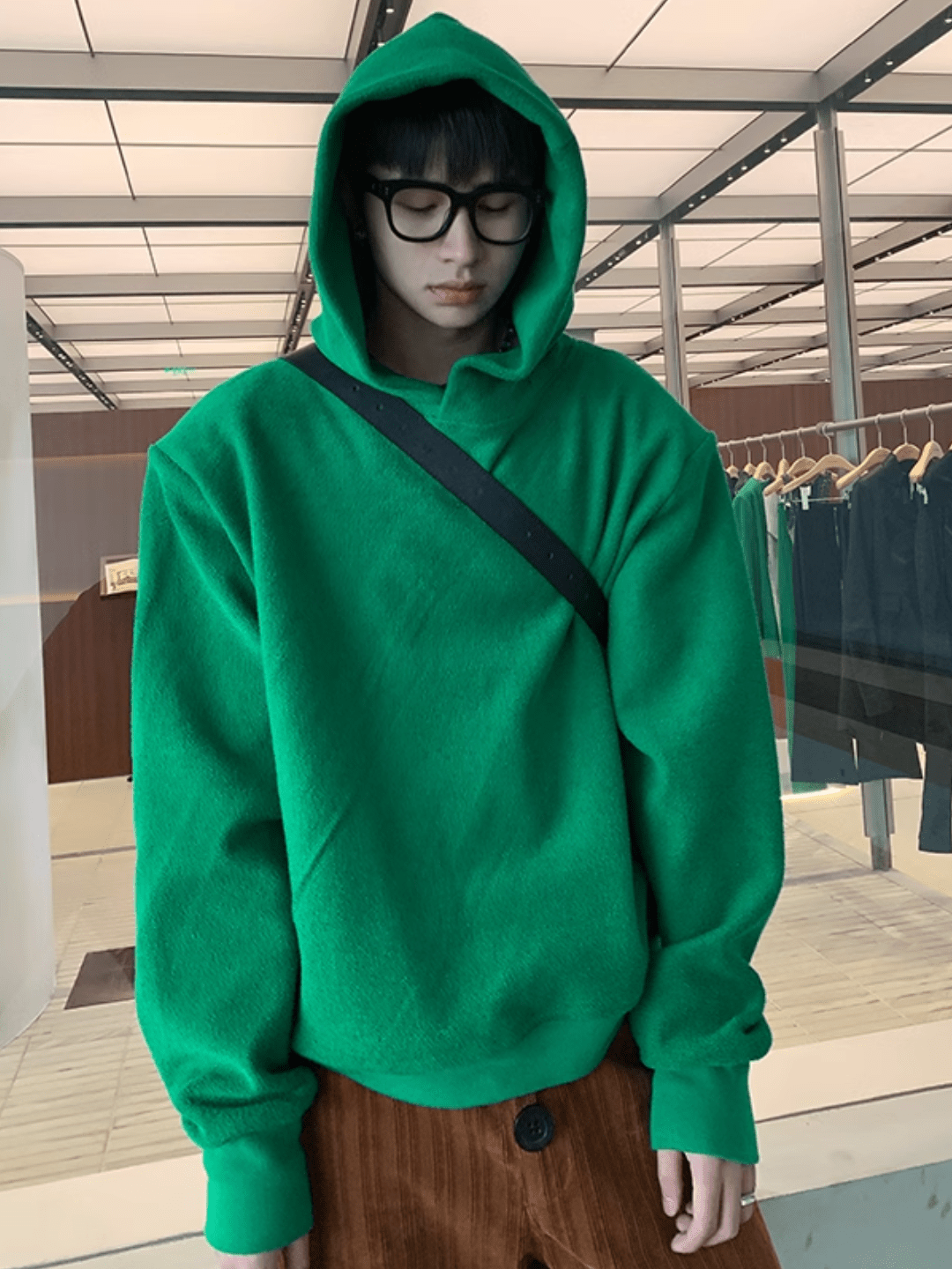 [ESC MAN STUDIO] daily casual hooded st1844