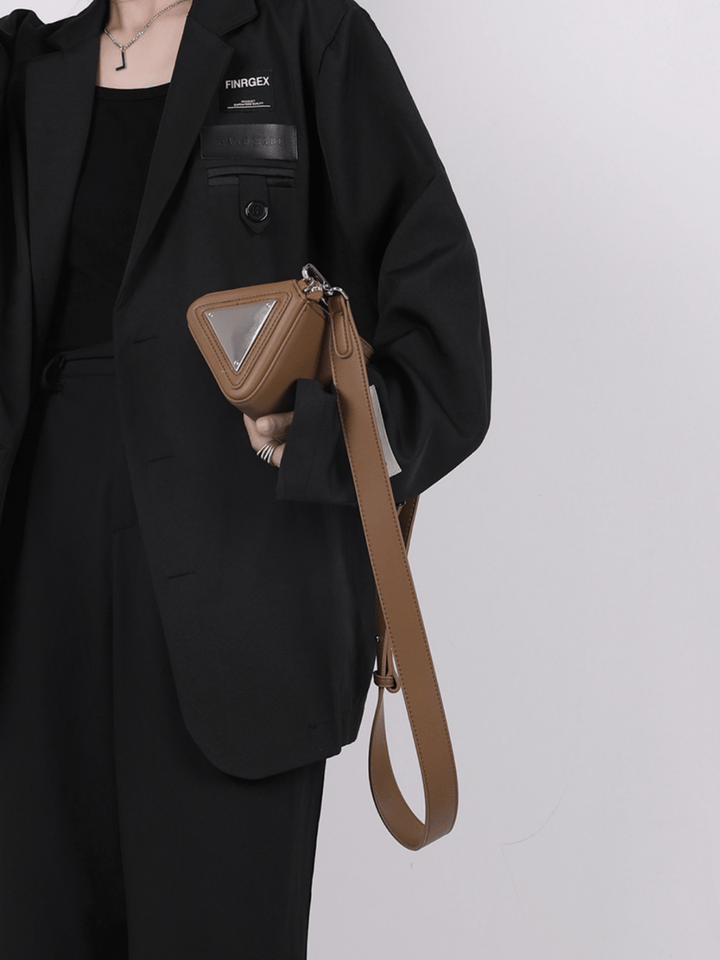 [luckystudio] Triangle Simple Crossbody Bag st1944