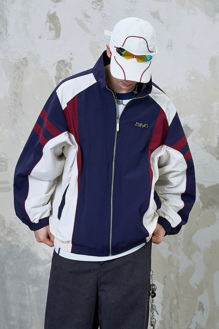 [FLAT ROOM] Retro Panel Track Jacket ST2054