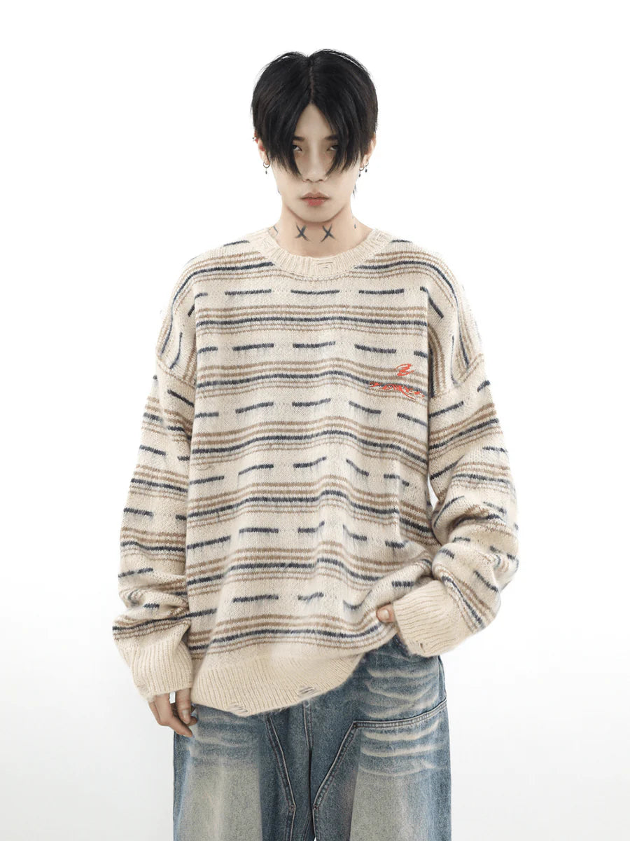 [MRNEARLY] ADVANCED SENSE OF ROUND NECK SWEATER ST1703