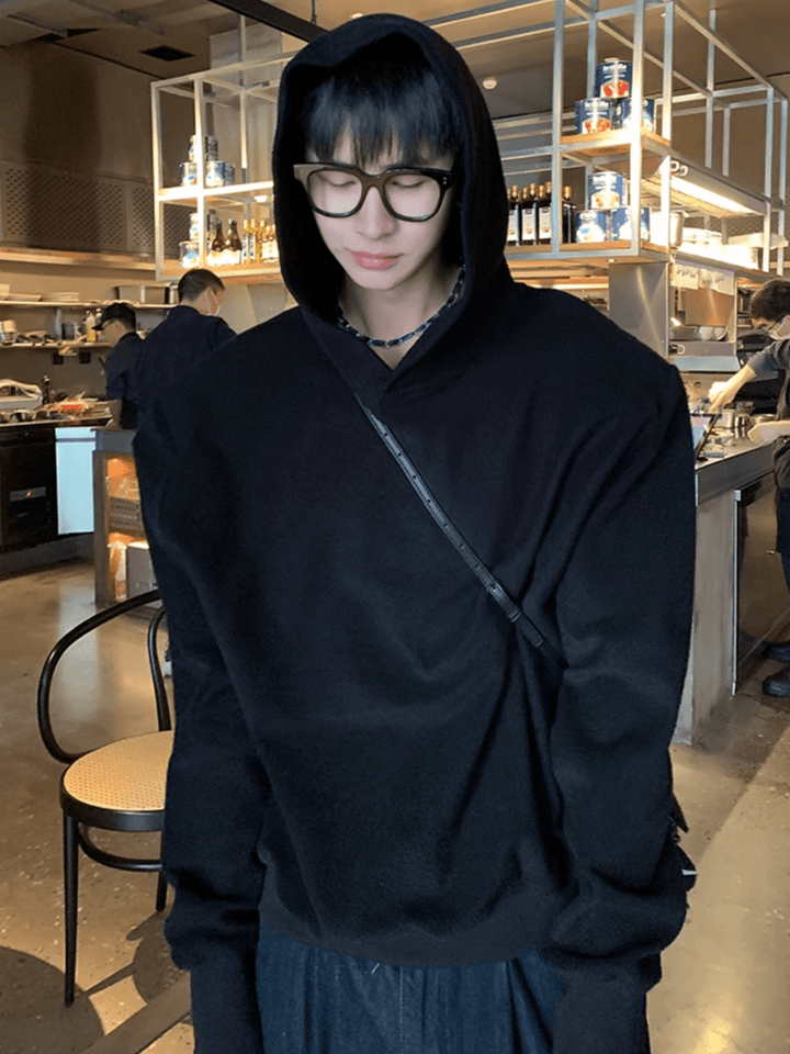 [ESC MAN STUDIO] daily casual hooded st1844