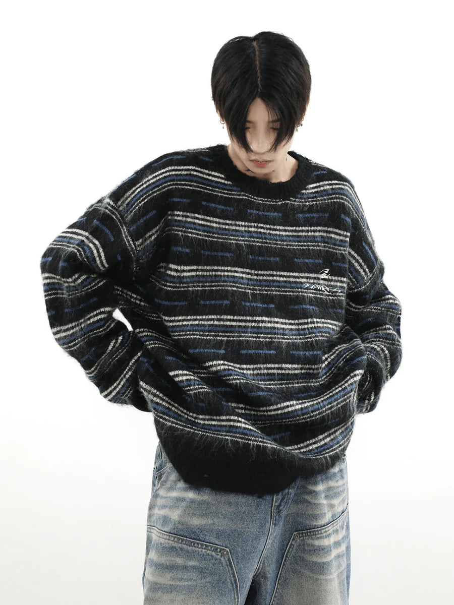 [MRNEARLY] ADVANCED SENSE OF ROUND NECK SWEATER ST1703