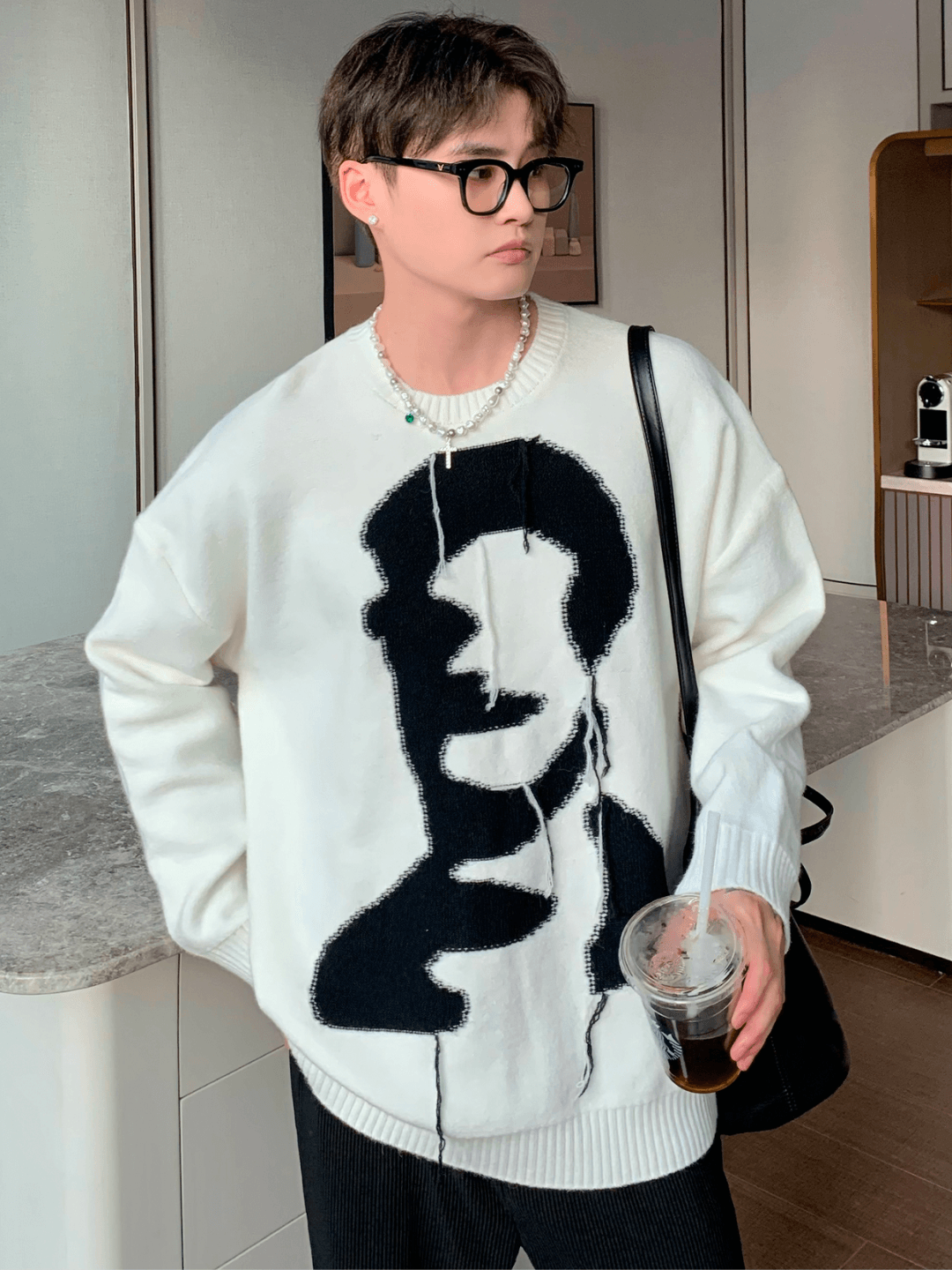 [CUIBUJU] High End Round Neck Sweater st1550