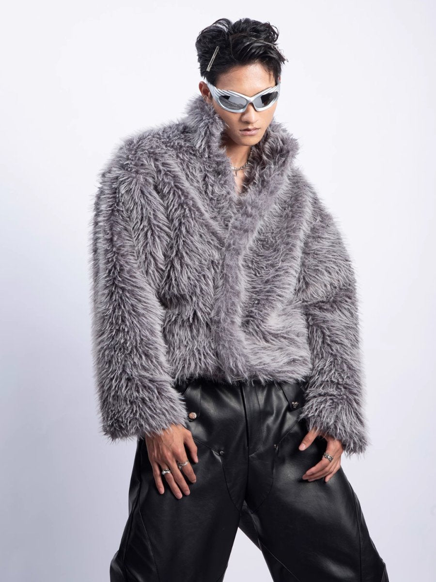 [PLAN1ONE] fur jacket st2670