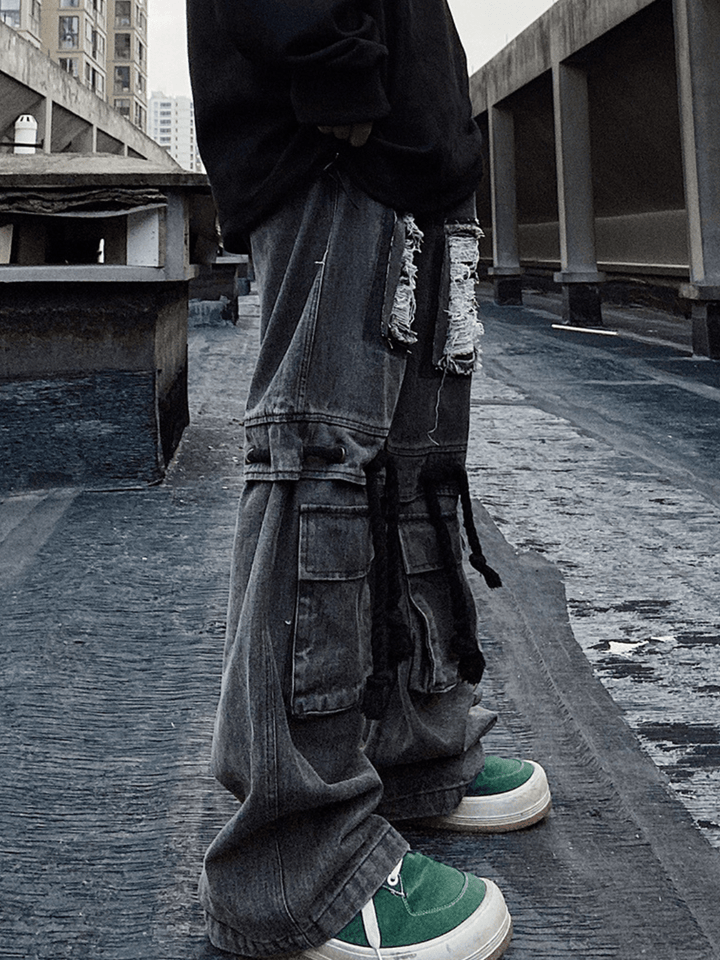 [UUCSCC] vintage straight wide leg pants st2328