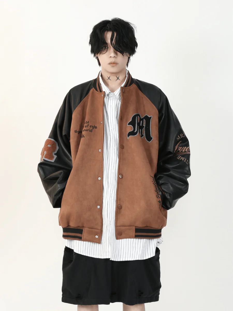 [MRNEARLY] HIGH STREET BASEBALL JACKET ST1453