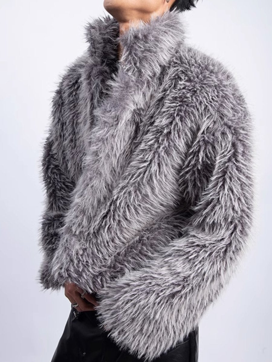 [PLAN1ONE] fur jacket st2670