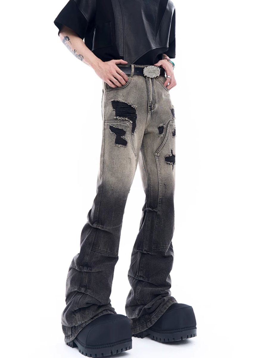 [STARTEXCEEDEND] damage denim pants st2498