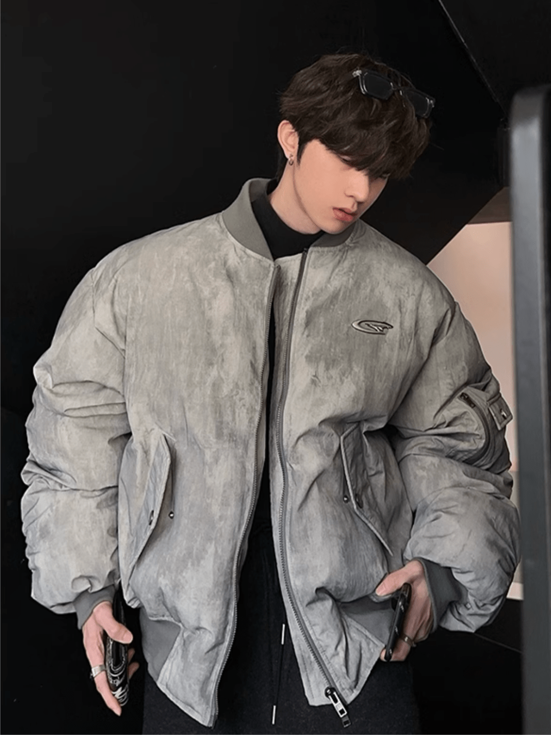 [JM HOMME] pleated design sense cotton jacket st1760