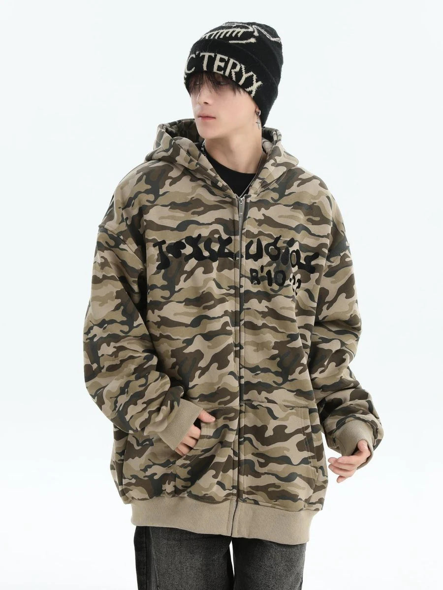 FULL PRINT CAMOUFLAGE JACKET ST1251