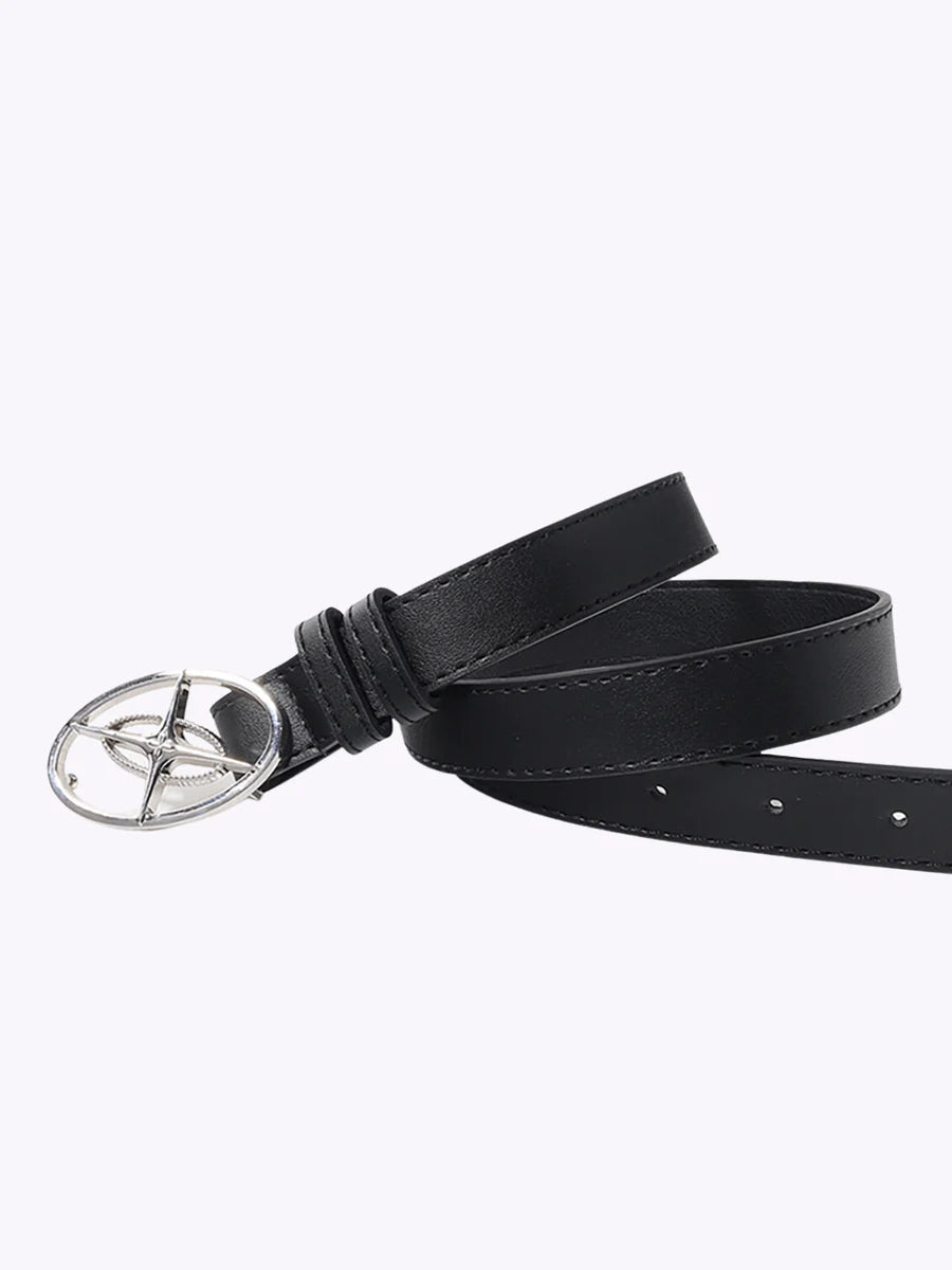 METAL BLACK TRENDY ADVANCED DESIGN SENSE BELT ST1232