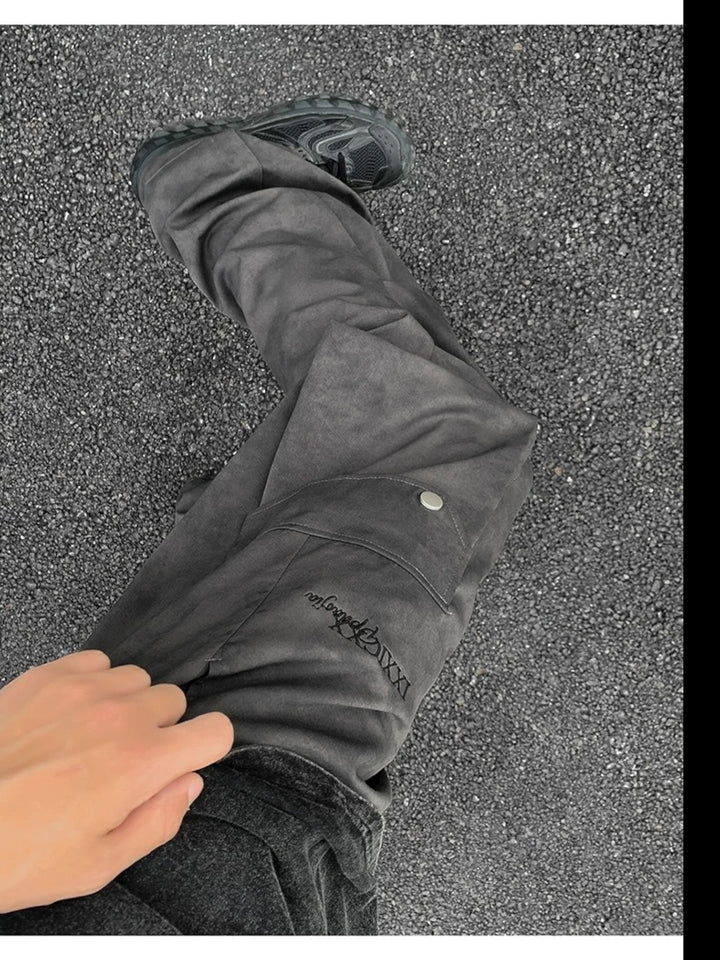 DIRTY-DYE UTILITY TROUSERS st5077