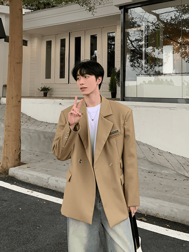 [ONELYC1NS] Korean loose suit st2005