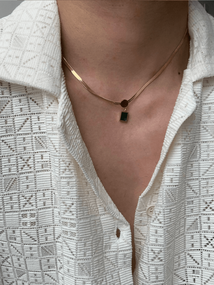 Chain Design Necklace st2294