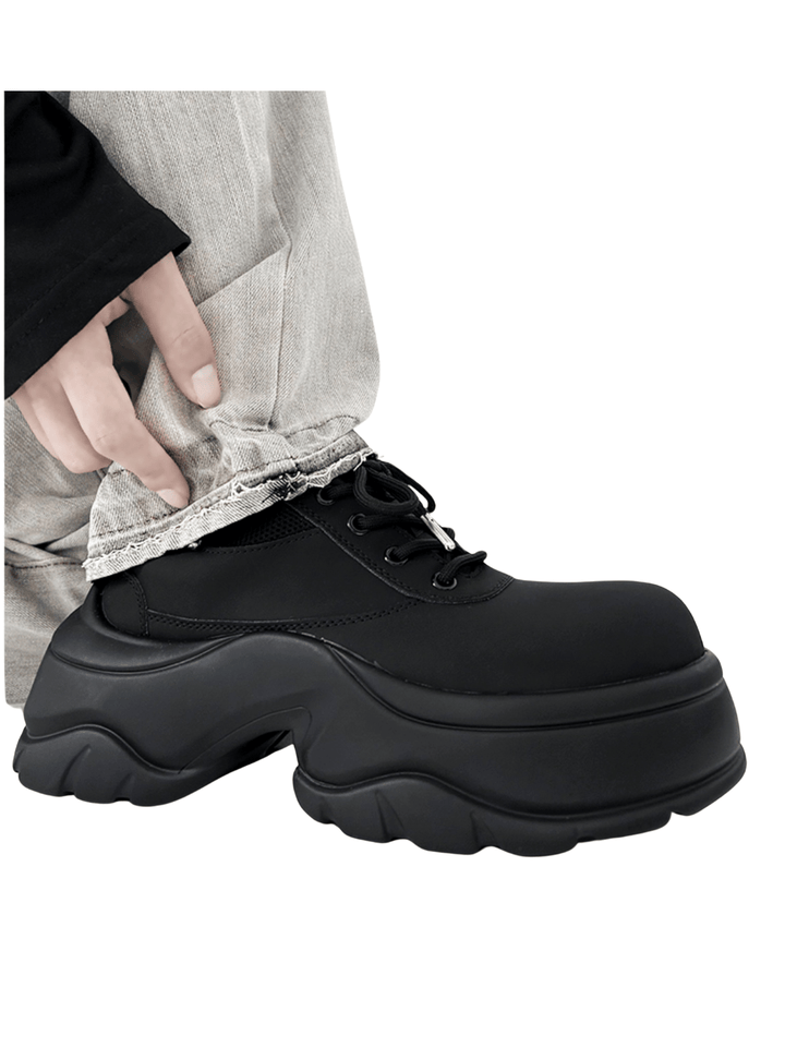 Thick-soled Derby Shoes st2130