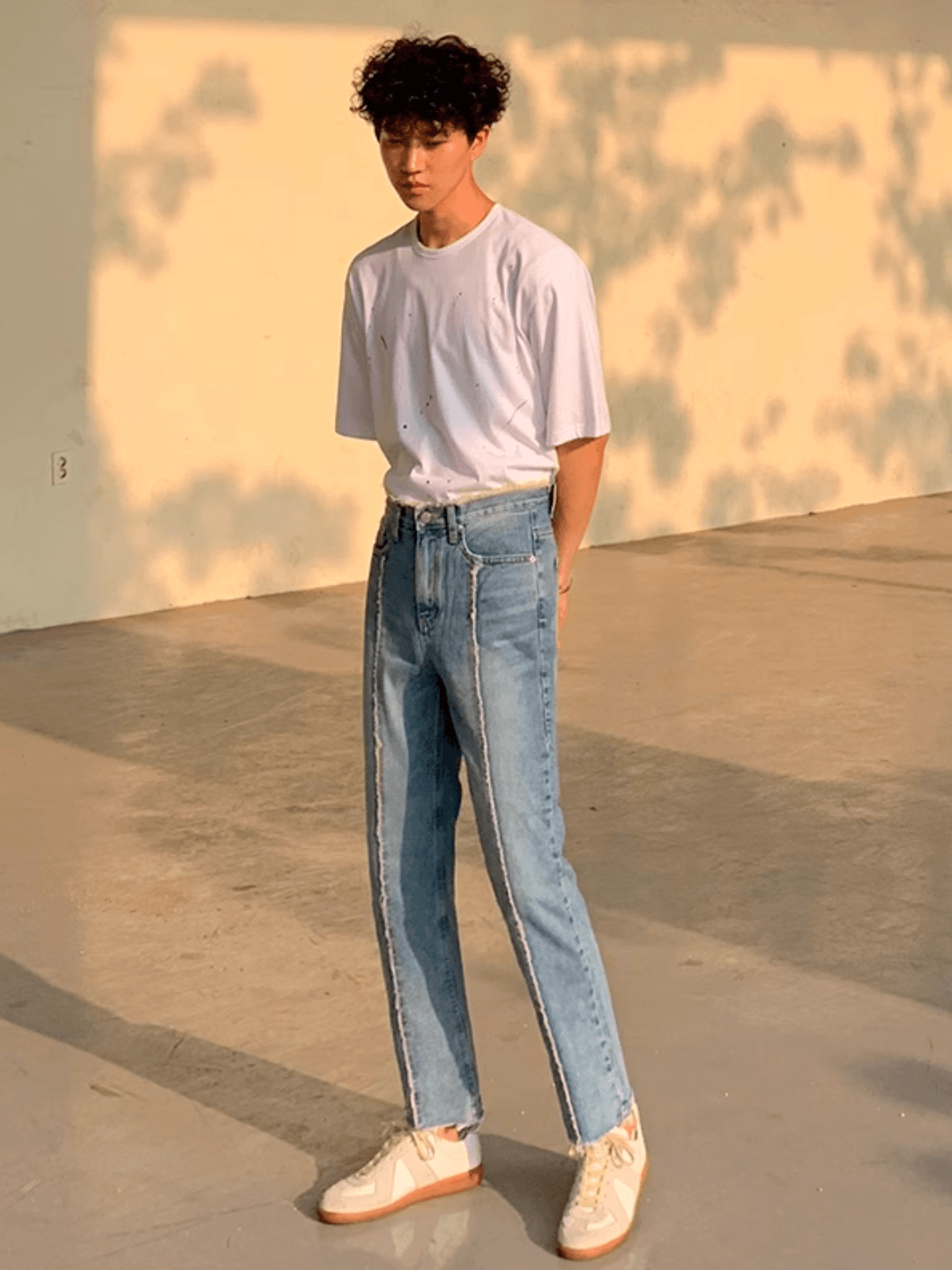 [MRCYC] Trend Loose Straight Denim Pants st1626